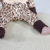 Convertible Zip Pajamas - Classic Leopard