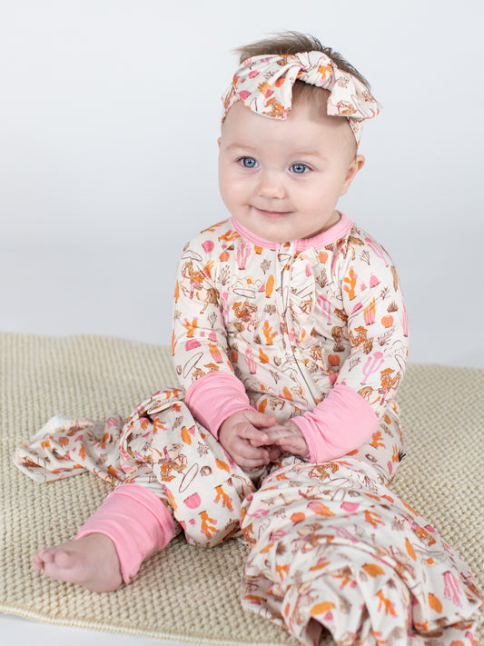 LS Zip PJ - Saddle Up, Cowgirl