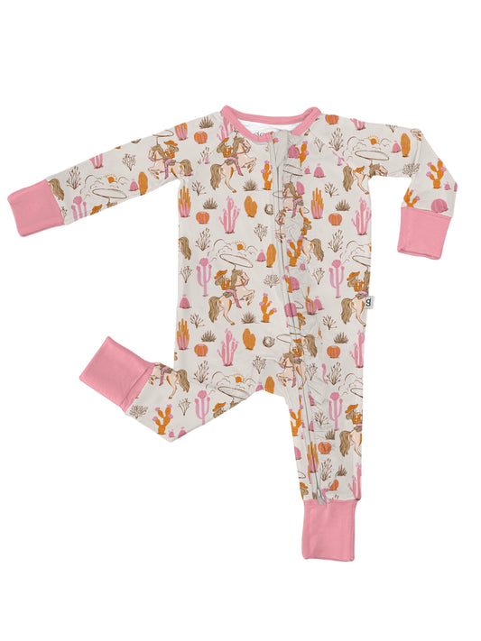 LS Zip PJ - Saddle Up, Cowgirl