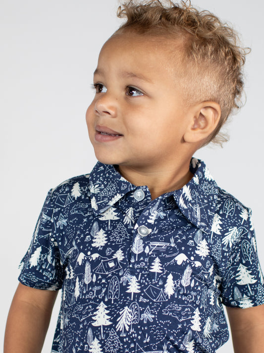 SS Polo Shirt - Adventure Awaits