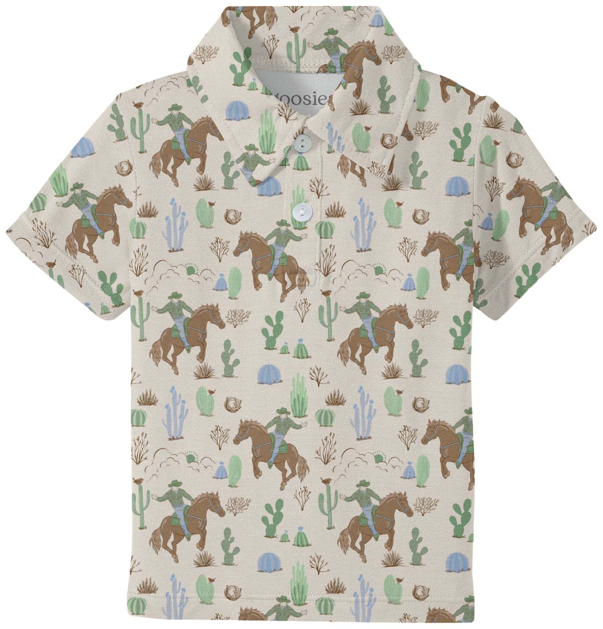 SS Polo Shirt - Saddle Up, Cowboy