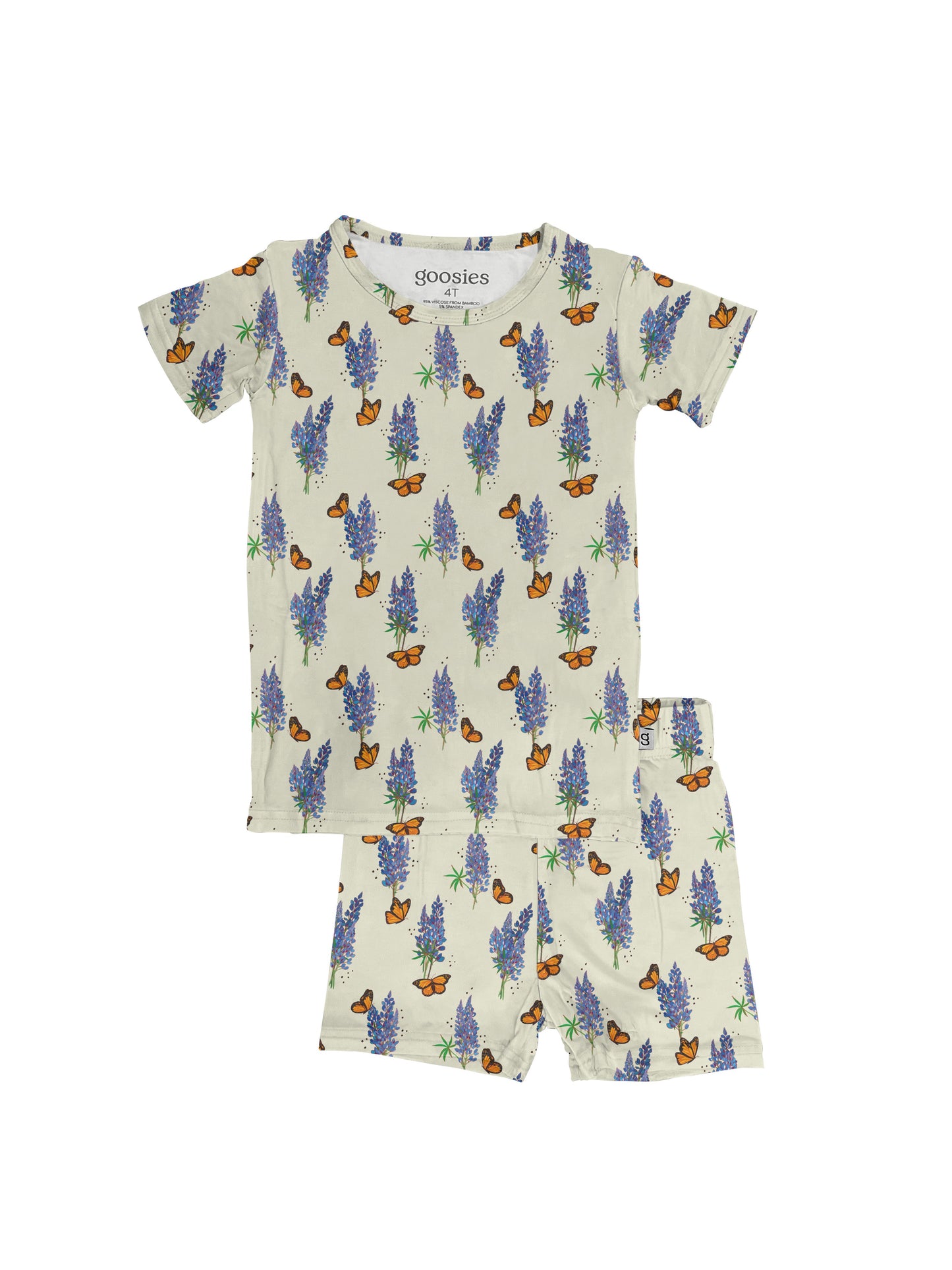 Two Piece PJs - Bluebonnets (FINAL SALE)