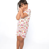 SS & Shorts Ruffle PJ - Puppy Chic